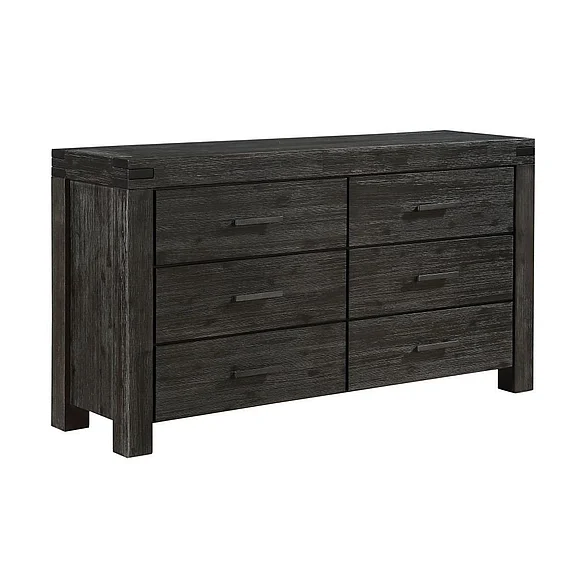 Modus Meadow 6 Drawer Dresser in Graphite 3FT382