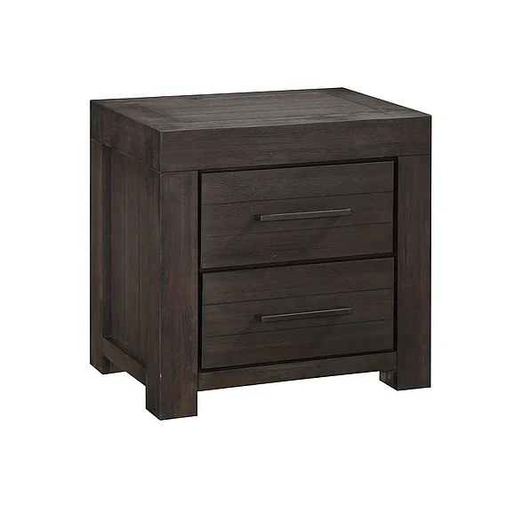 Modus Heath 2 Drawer Nightstand in Basalt Grey 3H5781