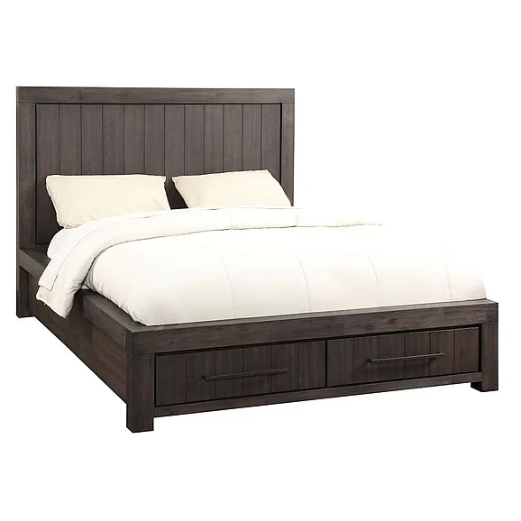 Modus Heath Full Storage Bed in Basalt Grey 3H57D4