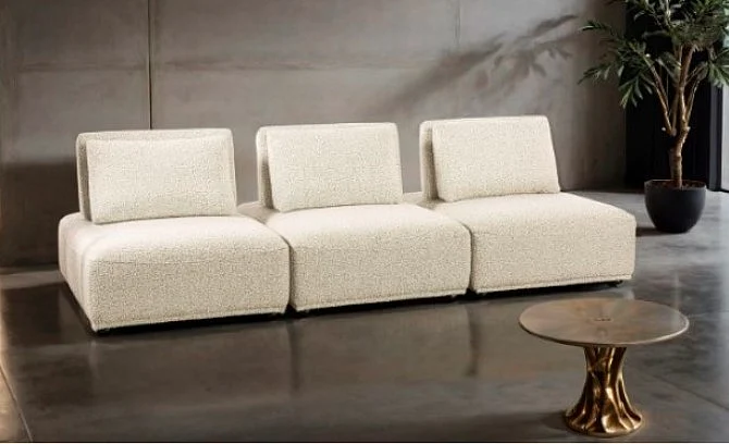 Furniture of America Stavanger 3-Seater in Beige FM63001BG-A