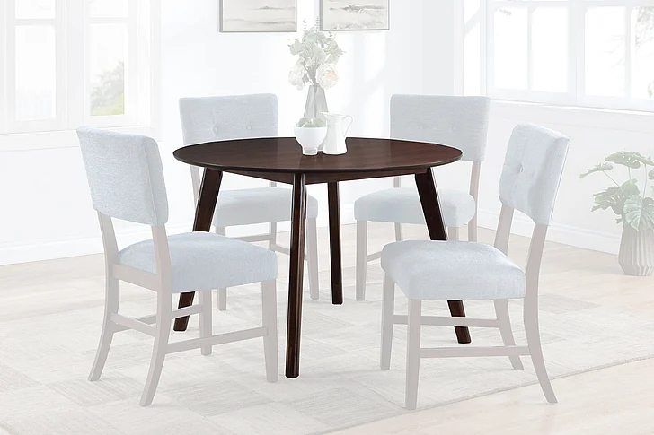 New Classic Tioga 47" Round Table - Brown Cherry D5348-11 PROMO