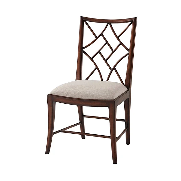 Theodore Alexander Delicate Trellis Side Chair (Set of 2) 4000-613.1BFF