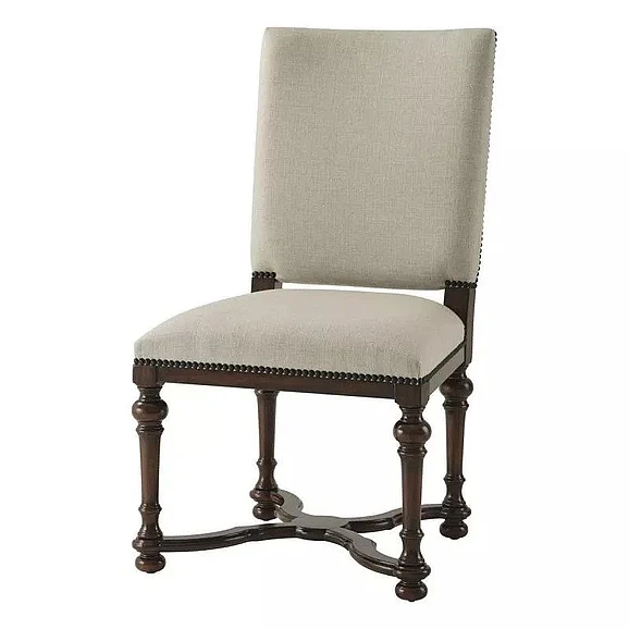 Theodore Alexander Classic Yet Casual Cultivated Dining Chair 4000-651.1Bfg CLOSEOUT
