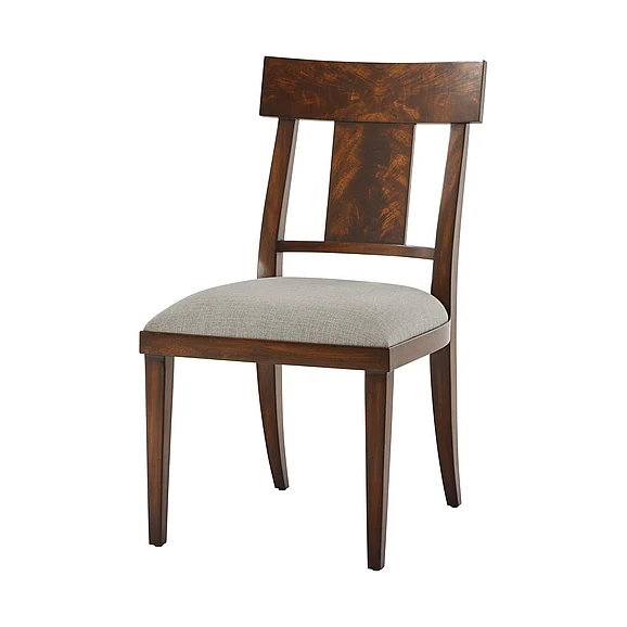 Theodore Alexander TA Originals Eternal Flame Side Chair in Ramsey Mahogany 4000-914.1BFF CLOSEOUT