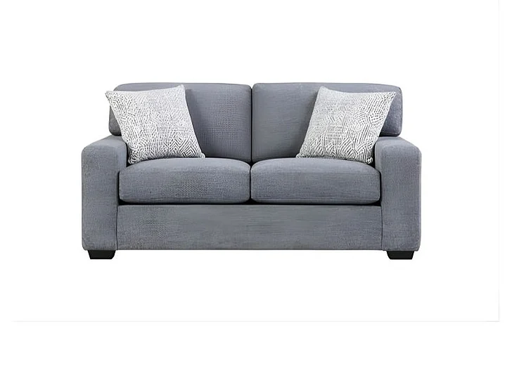 Homelegance Denizen Loveseat with Pillows in Gray 99002CC-2