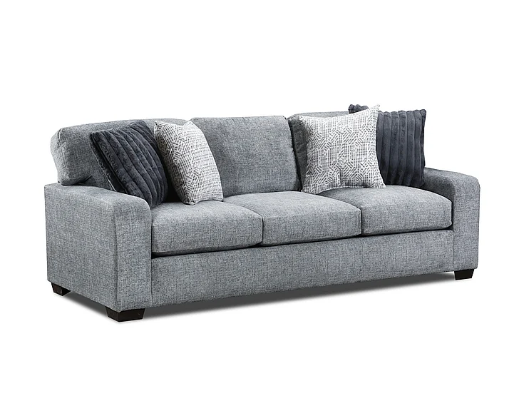 Homelegance Denizen Sofa with Pillows in Gray 99002CC-3