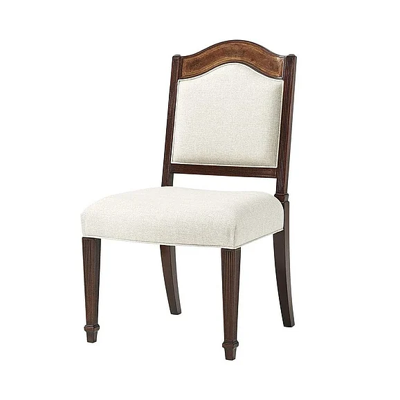 Theodore Alexander English Cabinet Maker Sheraton'S Satinwood Side Chair 4005-045.1Ajm CLOSEOUT
