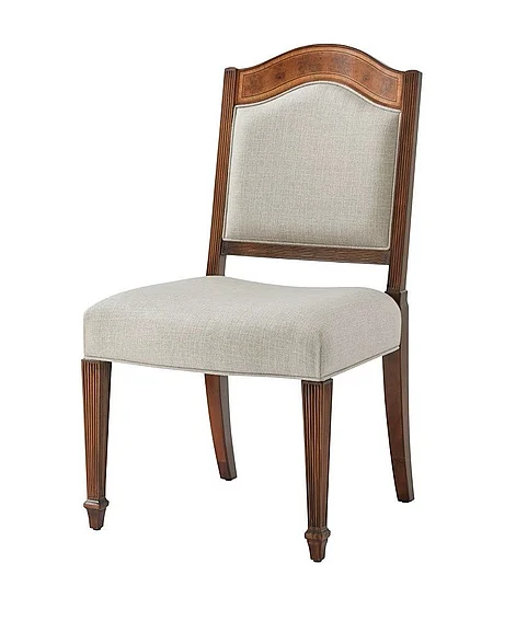 Theodore Alexander English Cabinet Maker Sheraton'S Satinwood Side Chair 4005-045.1Bfd CLOSEOUT