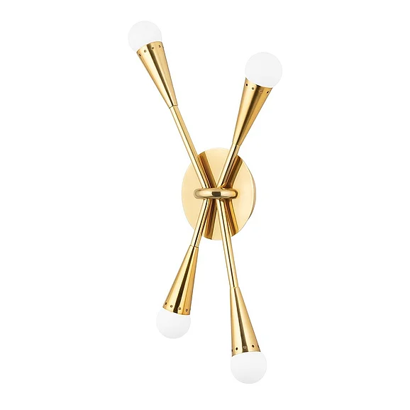 Corbett Lighting Aries Wall Sconce 401-04-VPB/BBR