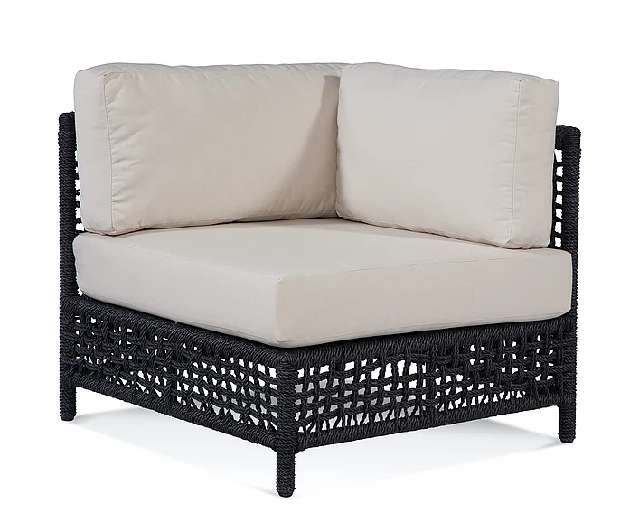 Braxton Culler Bayside Corner Chair in Black 401-090B