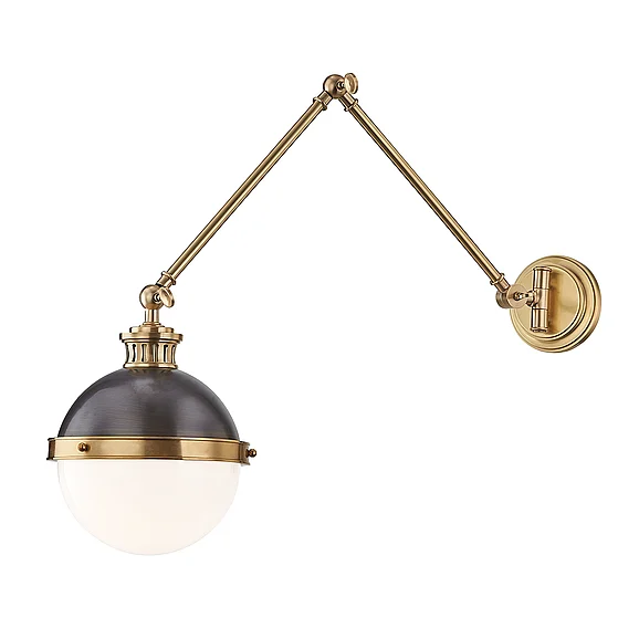 Hudson Valley Lighting Latham Wall Sconce 4011-ADB