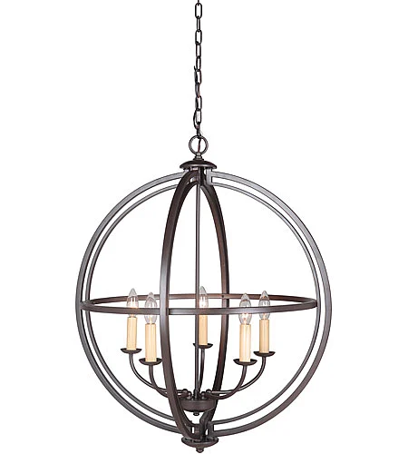 Craftmade Berkeley 5 Light Foyer in Espresso 40135-ESP CLOSEOUT