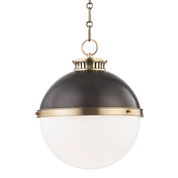 Hudson Valley Lighting Latham Pendant 4025-ADB-CE