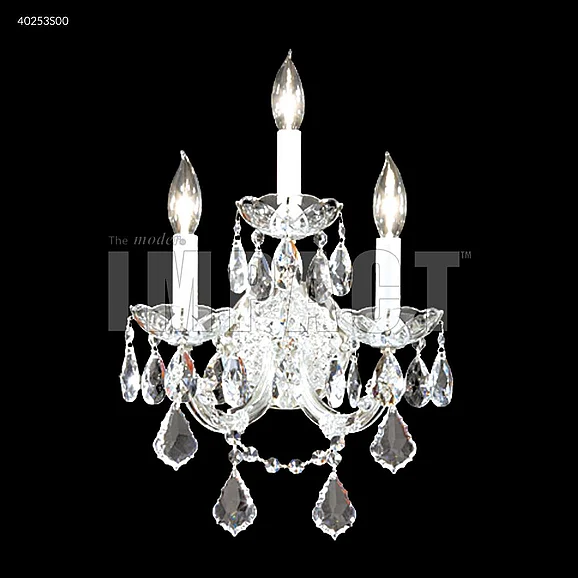 James R. Moder Maria Theresa Wall Sconce in Silver 40253S0GT