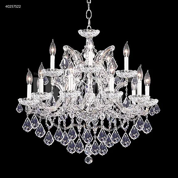 James R. Moder Maria Theresa Collection Crystal Chandelier in Gold Lustre 40257GL22