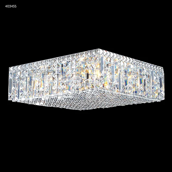 James R. Moder Contemporary Flush Mount in Silver 40345S77