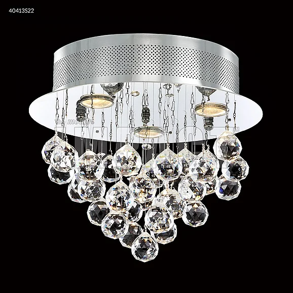 James R. Moder Crystal Rain Collection Hall and Master Closets in Silver 40413S22