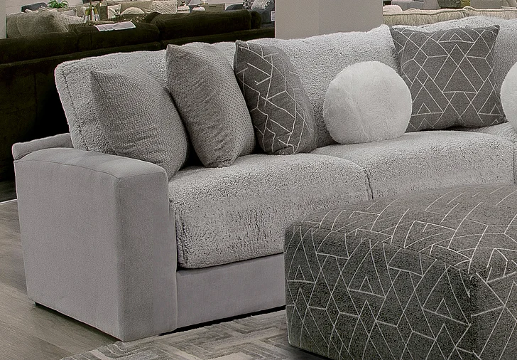 Jackson Canyon LSF Sofa in Platinum/Grey 4047-63/1484-38/1483-38