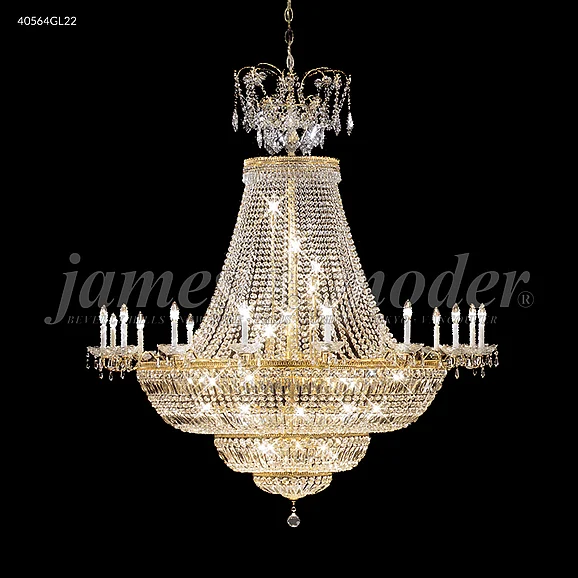 James R. Moder Imperial Empire Entry Chandelier in Gold 40546G22