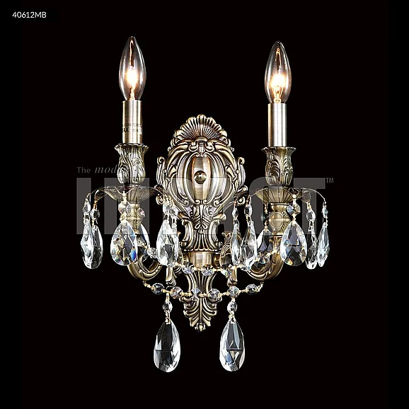 James R. Moder Brindisi Collection Wall Sconce / Vanity in Monaco Bronze 40612MB00