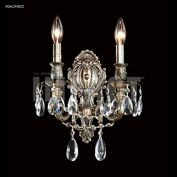 James R. Moder Brindisi Collection Wall Sconce / Vanity in Monaco Bronze 40612MB22