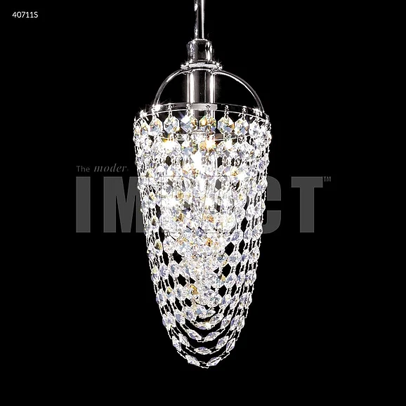 James R. Moder Contemporary Collection Crystal Chandelier in Silver 40711S77