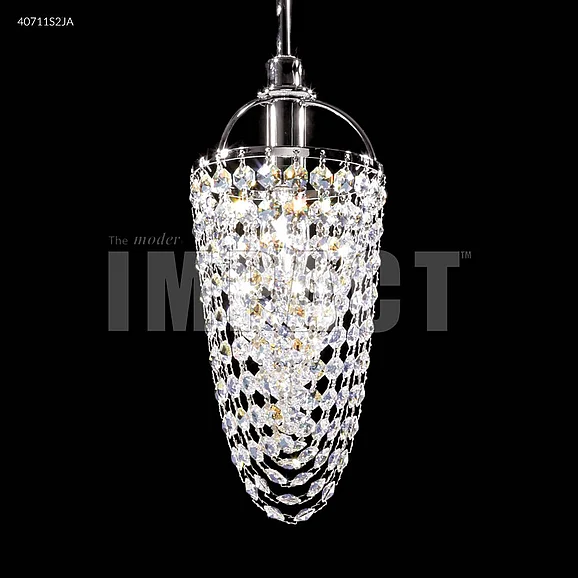 James R. Moder Contemporary Collection Crystal Chandelier in Silver 40711S2JA