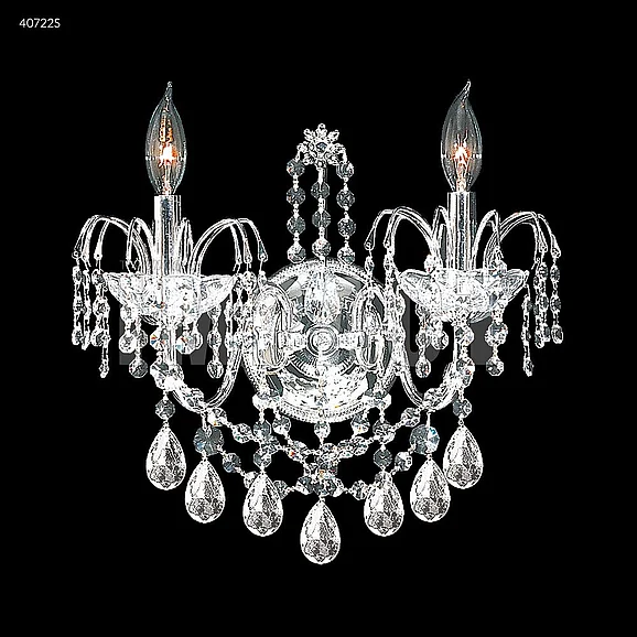 James R. Moder Regalia Collection Wall Sconce / Vanity in Silver 40722S00