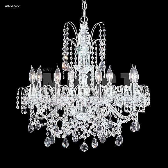 James R. Moder Regalia Collection Crystal Chandelier in Silver 40728S22
