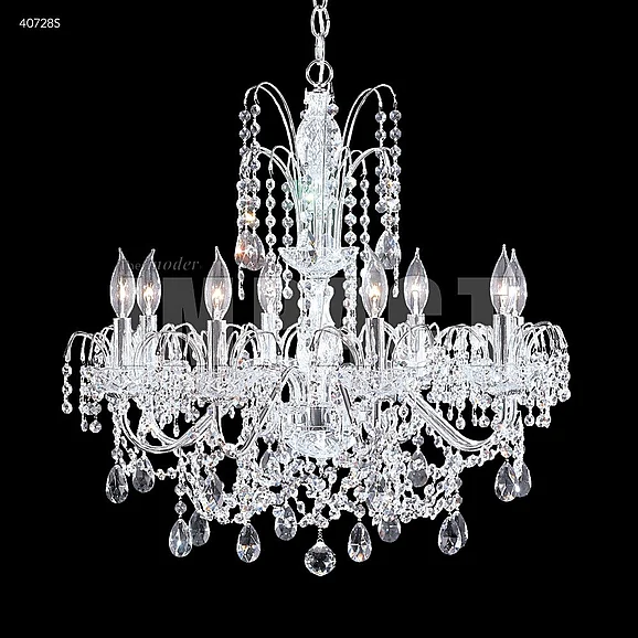 James R. Moder Regalia Collection Crystal Chandelier in Silver 40728S00