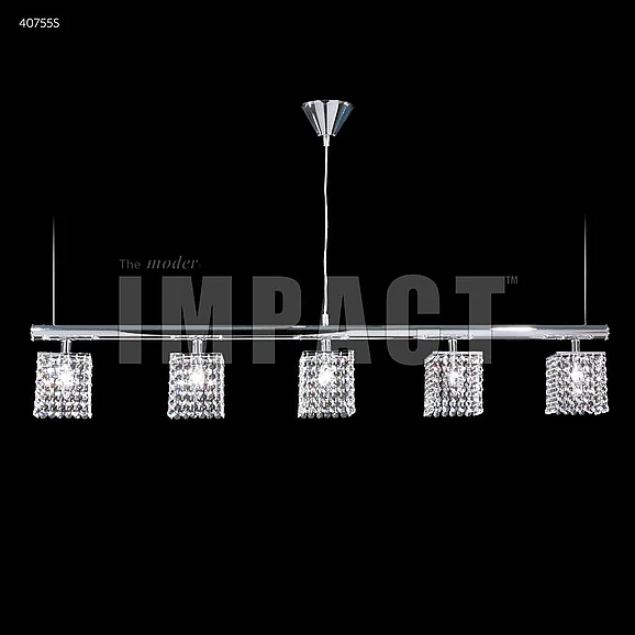 James R. Moder Contemporary Collection Crystal Chandelier in Silver 40755S00
