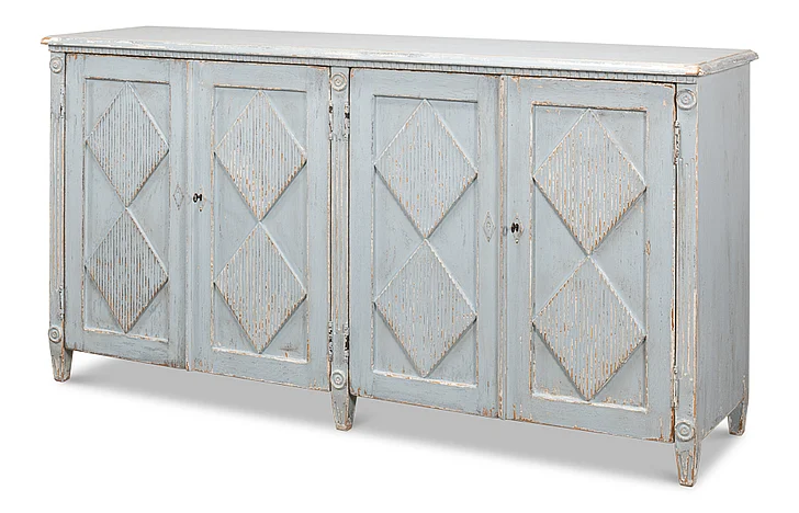 Sarreid Roanne Sideboard in Blue/Grey 40765