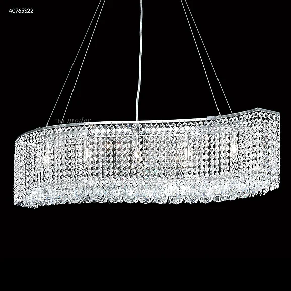 James R. Moder Contemporary Collection Crystal Chandelier in Silver 40765S22