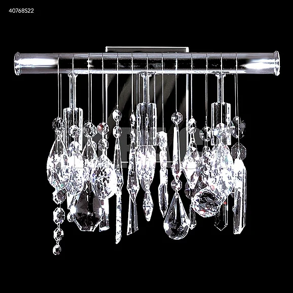 James R. Moder Contemporary Collection Wall Sconce / Vanity in Silver 40768S22