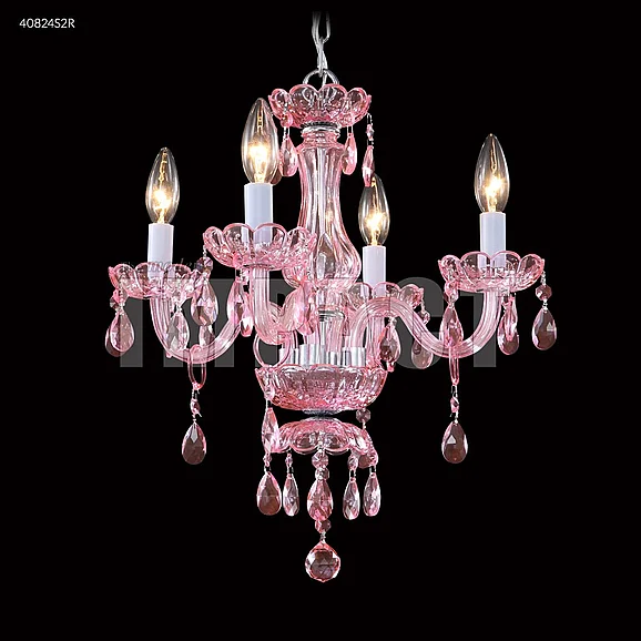 James R. Moder Mini Crystal Pendant Collection Crystal Chandelier in Silver 40824S2R