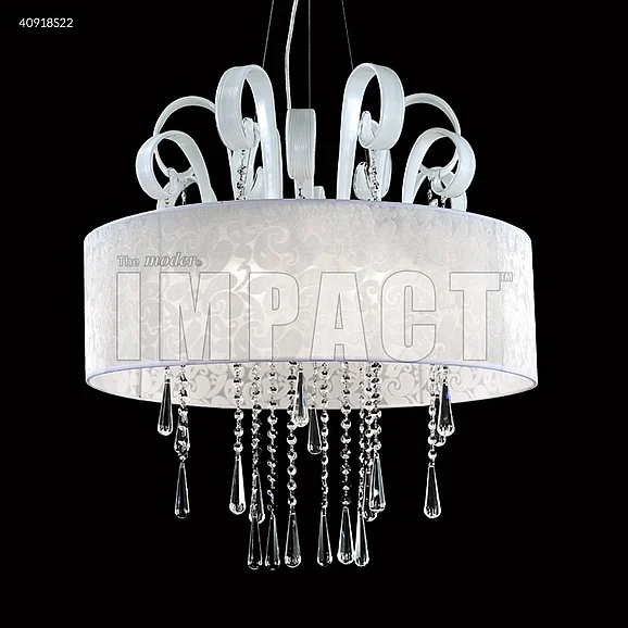 James R. Moder Contemporary Collection Crystal Chandelier in Silver 40918S22-74