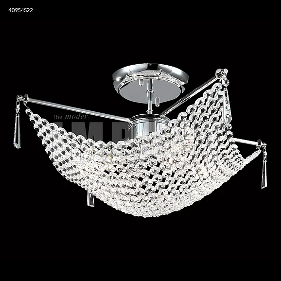 James R. Moder Flush Mount Collection Hall and Master Closets in Silver 40954S22