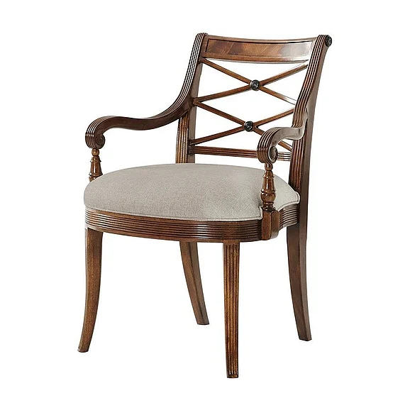 Theodore Alexander Essential The Regency Visitor'S Armchair 4100-902.1Bfd