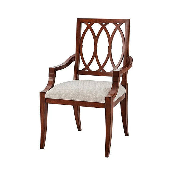 Theodore Alexander Lady Emily's Invitation Armchair (Set of 2) 4100-905.1AQP CLOSEOUT