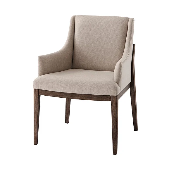 Theodore Alexander Valeria Dining Armchair (Set of 2) 4100-956.1BFK CLOSEOUT
