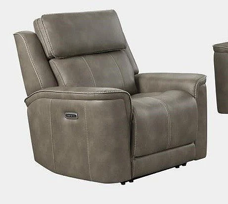 Corinthian Furniture Gallup Power Headrest Recliner in Greensboro-Walnut 41006-19HR