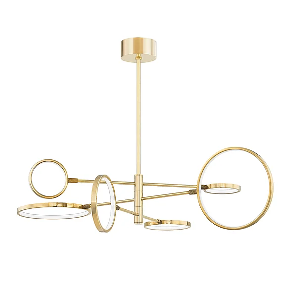 Hudson Valley Lighting Saturn Chandelier 4106-AGB