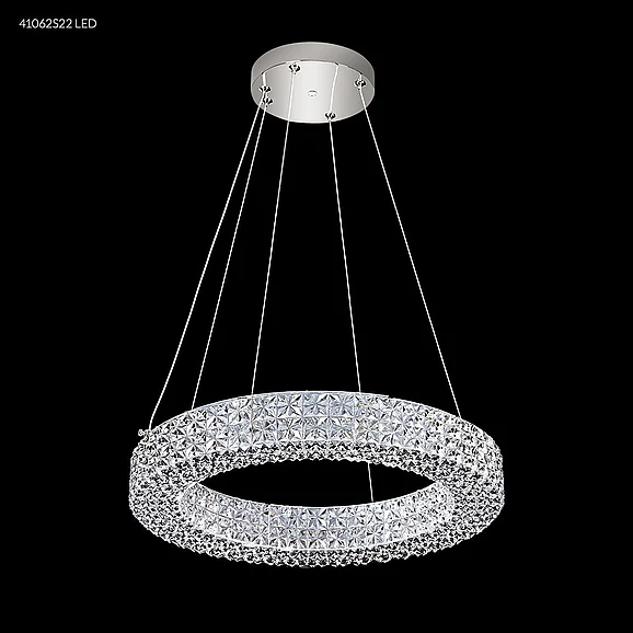 James R. Moder Acrylic Collection Acrylic Chandelier in Silver 41062S22LED