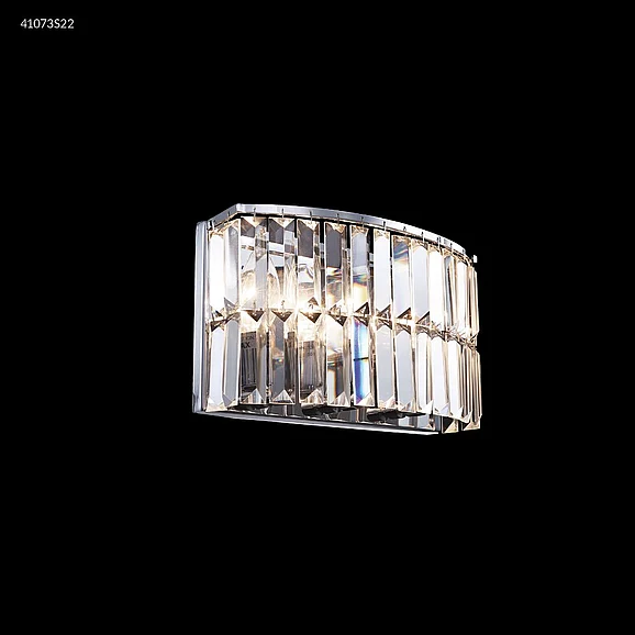 James R. Moder Vanity Light Collection Crystal Chandelier in Silver 41073S22