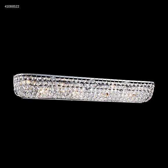 James R. Moder Vanity Light Collection Crystal Chandelier in Silver 41088S22
