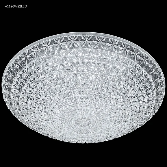 James R. Moder Acrylic Collection Acrylic Chandelier in White 41126W22LED