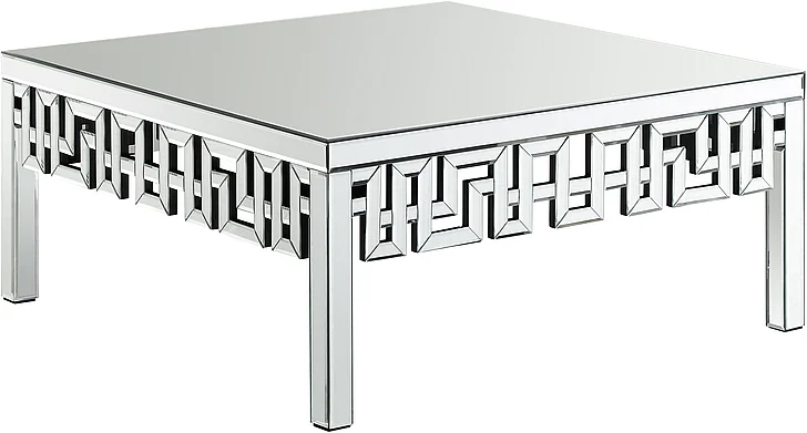 Meridian Aria Coffee Table in Mirrored 412-C