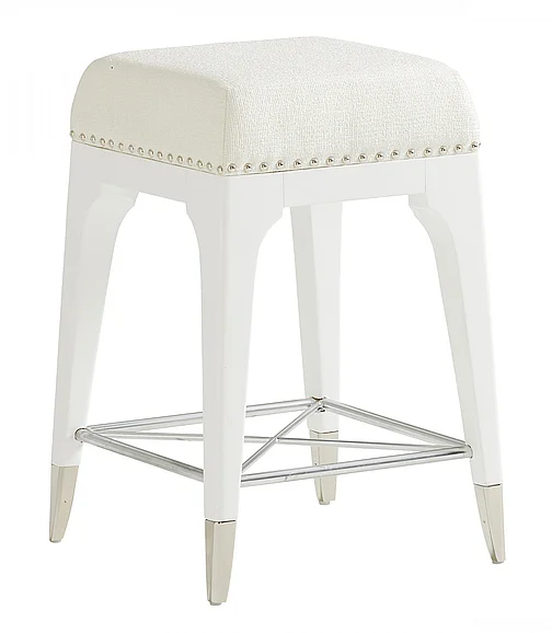 Lexington Furniture Avondale Northbrook Counter Stool in Artic White 415-895-01