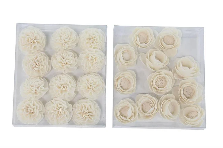 UMA White Dried Plant Orbs & Vase Filler, 2 Assorted 6"W, 7"H | 41671 CLOSEOUT