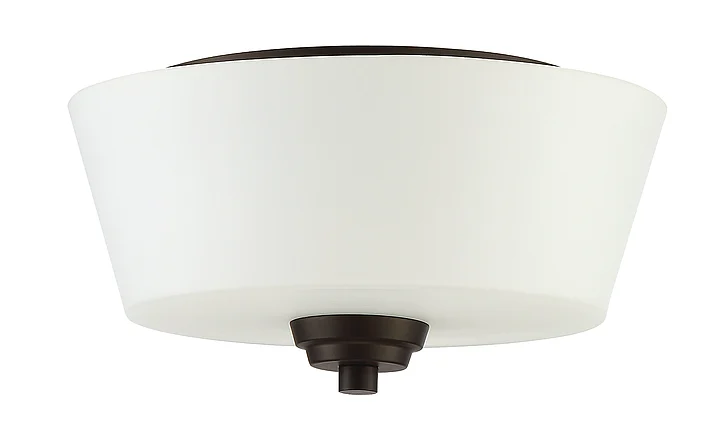 Craftmade Grace 2 Light Flushmount in Espresso 41982-ESP